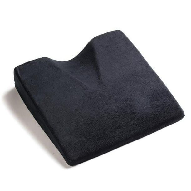 iHealthComfort Potable Wedge Seat Cushion Memory Foam Wellness Orthopedic Cushion 